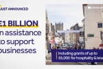 £1 billion in assistance to support businesses